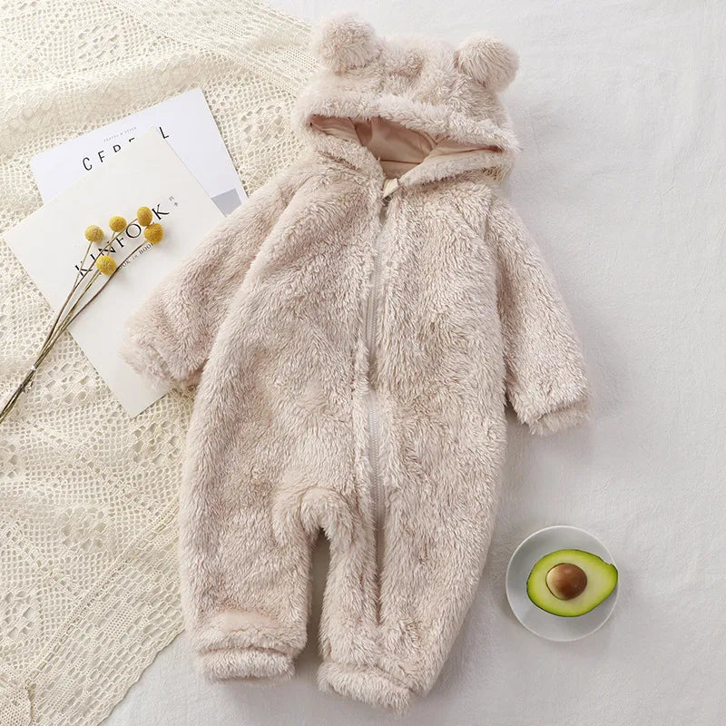 Warmth and Whimsy Bear Baby Romper