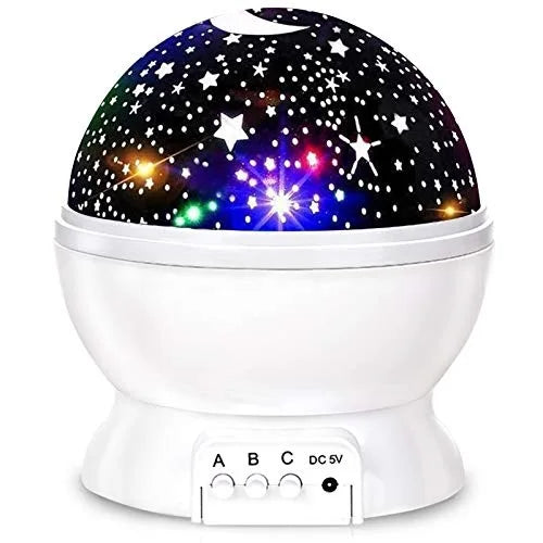 Starry Sky Rotating LED Night Light