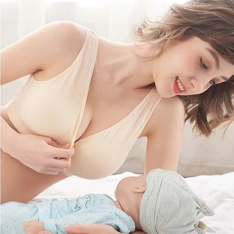 Wire-Free Maternity Bras for Breastfeeding Moms